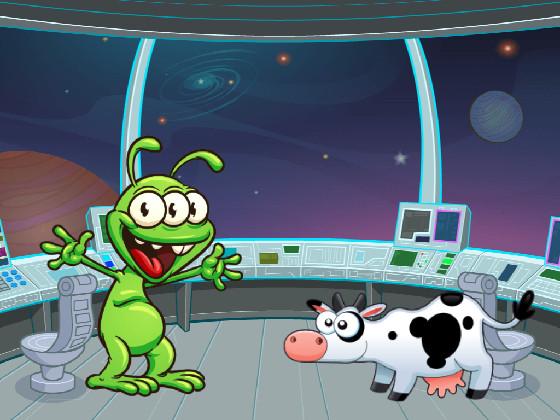 Alien and Cow Joke