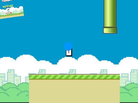 inposible flappy bird with rainbow dots