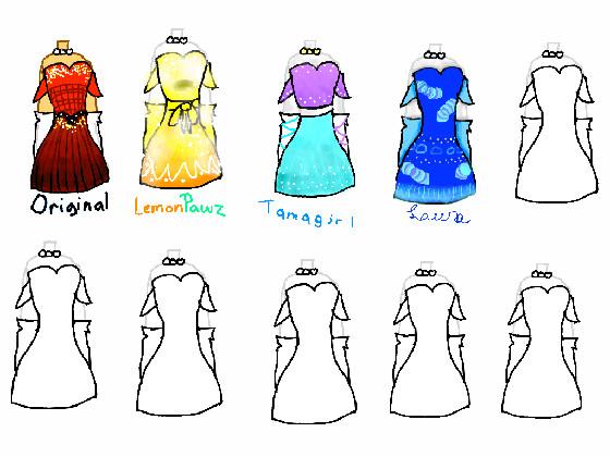 re:🏵design a dress🏵 1 1