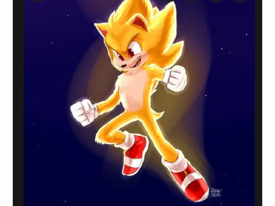 super sonic movie art :by carver helping his freind: