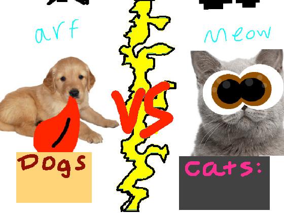 Dogs vs Cats arf, meow