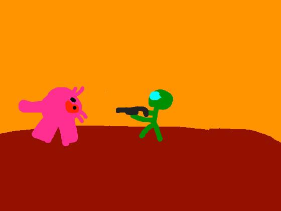 DOOM SLAYER VS PINKY 1