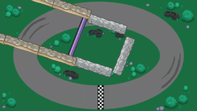 A racing game