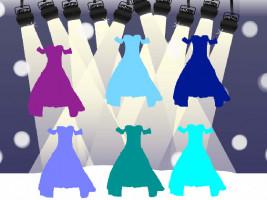 colored dresses