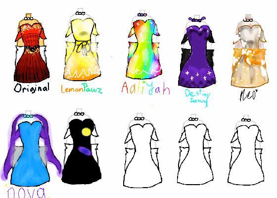 re:re:🏵design a dress🏵  2