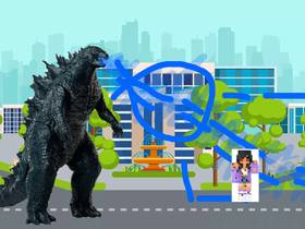 Aphmau vs godzilla