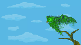 Green bird