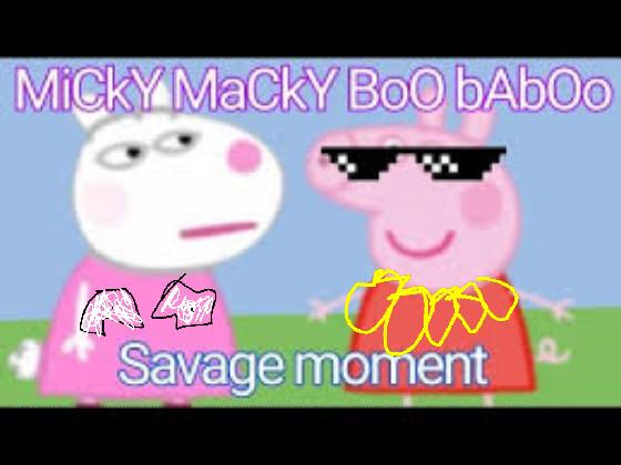 Peppa Pig Miki Maki Boo Ba Boo Song HILARIOUS   buff susie sheep
