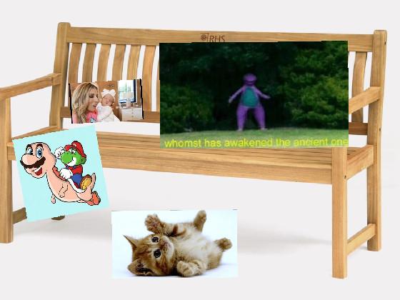 Add drawing or photo on bench. 1 1
