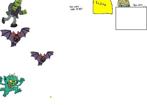 Evil bats run!