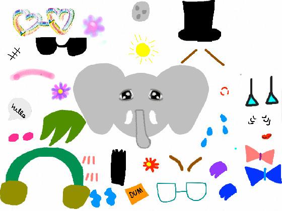 Elephant dress up!! 1 1