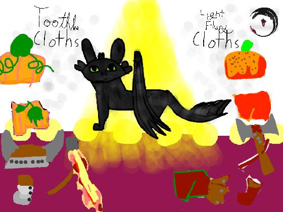 Toothless/Lightflury Dress Up 1