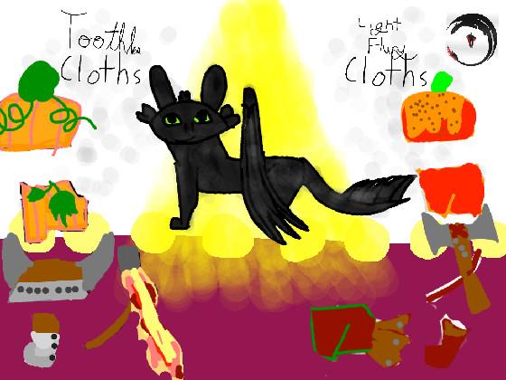 Toothless/Lightflury Dress Up 1