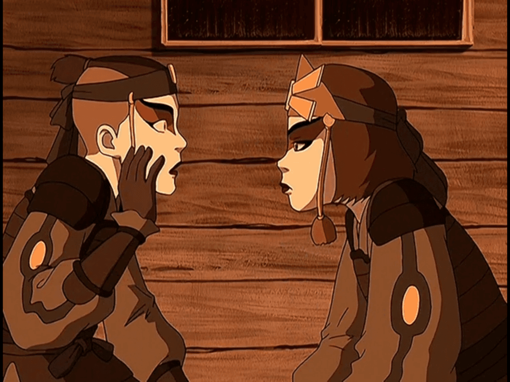 Sokka kissing