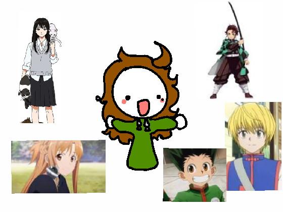 fav anime characters 