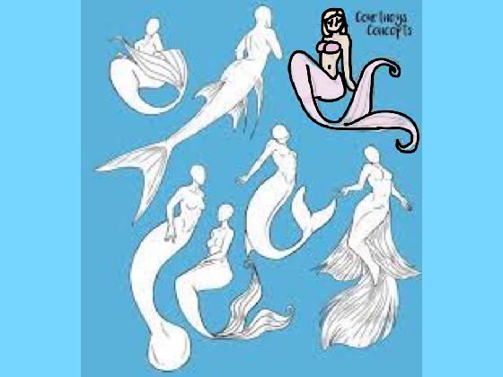 draw your self as a mermaid🧜🏻‍♀️