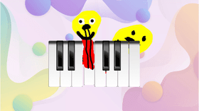 silly guitars piano