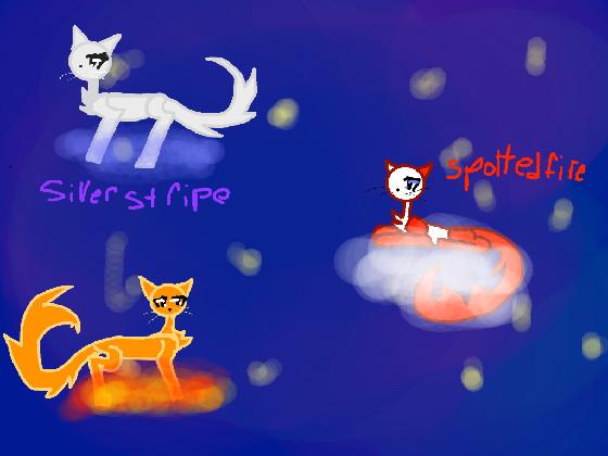 Warrior cats drawn