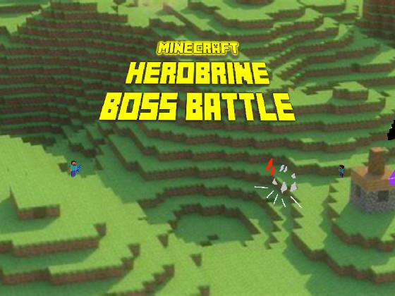 minecraft herobrine boss/fake