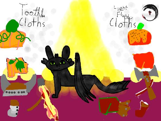 Toothless/Lightflury Dress Up 1