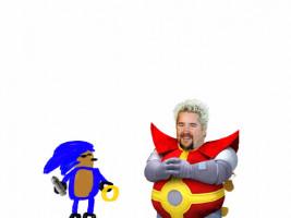 Sonic and eggman share a monster