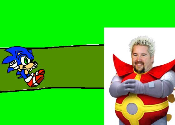 Sonic VS Guy Fieri