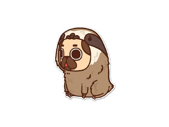 sad song with a pug Sloth