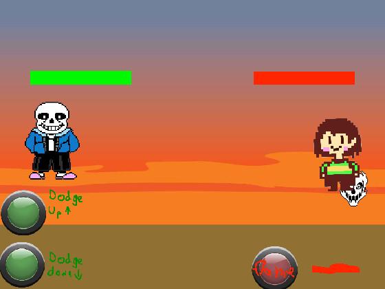 sans vs chara 1