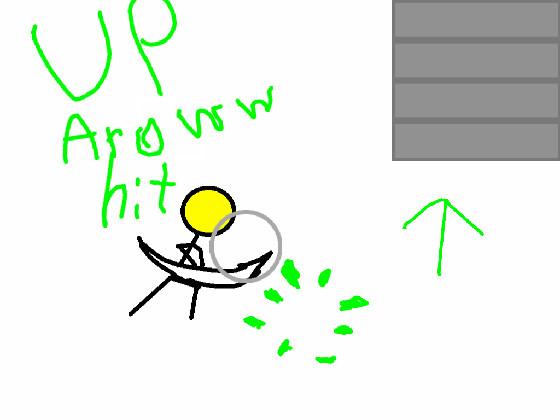 up arrow hit