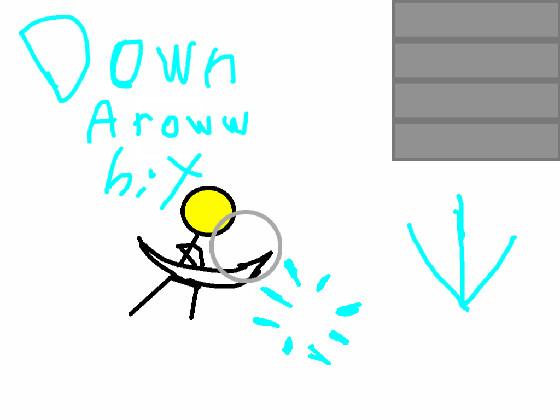 down arrow hit