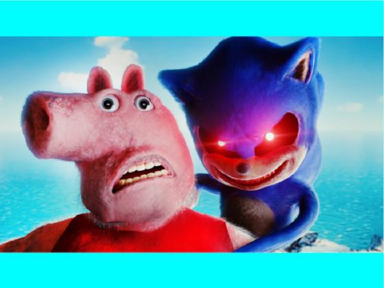 Sonic Exe vs Cursed Peppa Pig