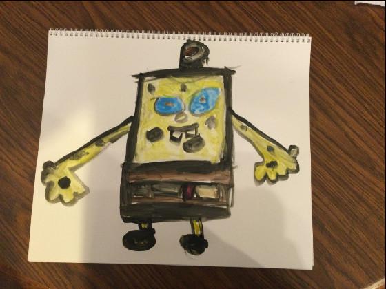 I drew SpongeBob