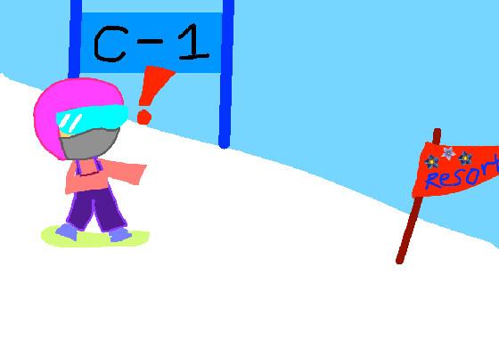 ⛷Pinkie’s snowboarding challenge🏂