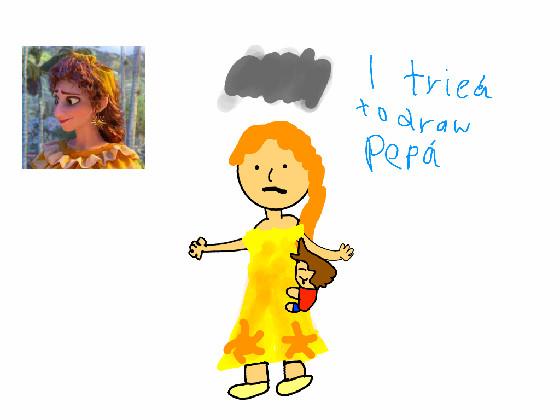 i tried to draw pepa 1