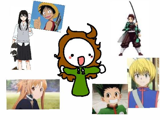 fav anime characters  1