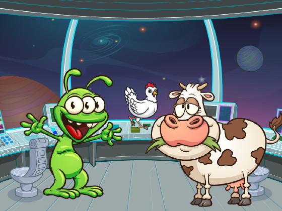 Alien and Cow Joke 1.