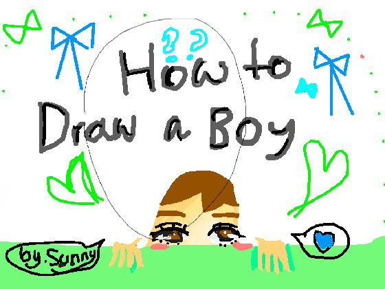 How to draw boy 1