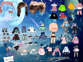 Gacha life dress up space