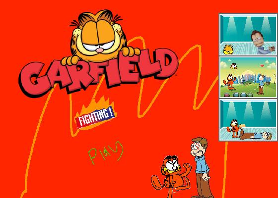 Garfield fighting 