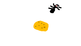 Ants acttack over a cookie