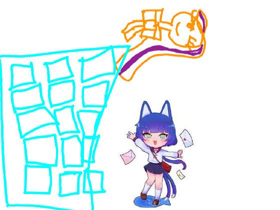 Lado’s Neko drawing 1