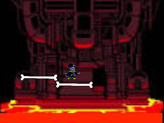 Jevil vs lava