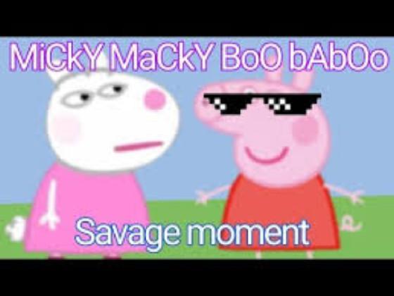 Peppa Pig Miki Maki Boo Ba Boo Song HILARIOUS with halp meh 1