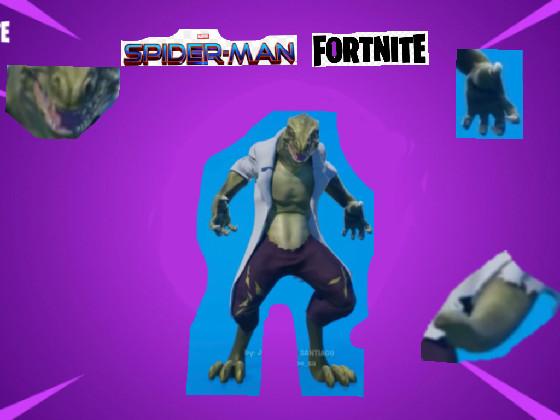 What if Spider man + Fortnite (The Lizard)