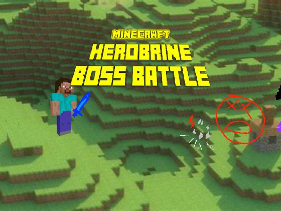 minecraft herobrine fight