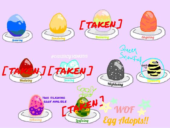 WOF Egg Adopts!! (update) 1