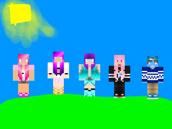 pink and Friend Minecraft 