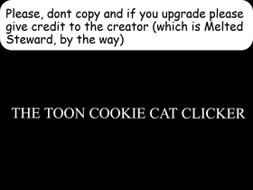 The Toon Cookie Cat Clicker