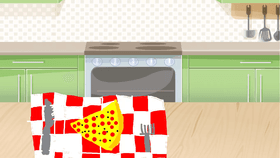 A pizza needing kitchen