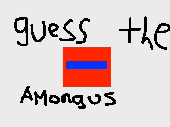 Guess the amongus